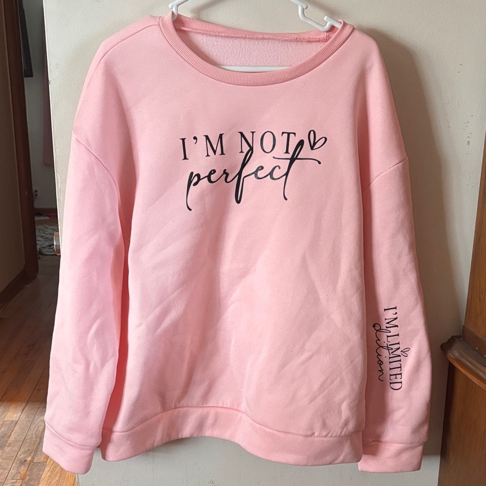 Pink Graphic Sweatshirt
